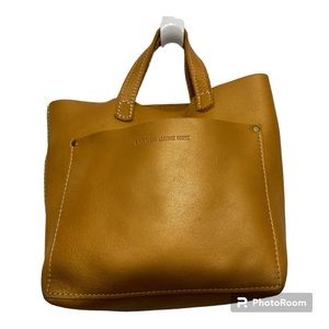 Portland Leather Goods mini crossbody in honeycomb